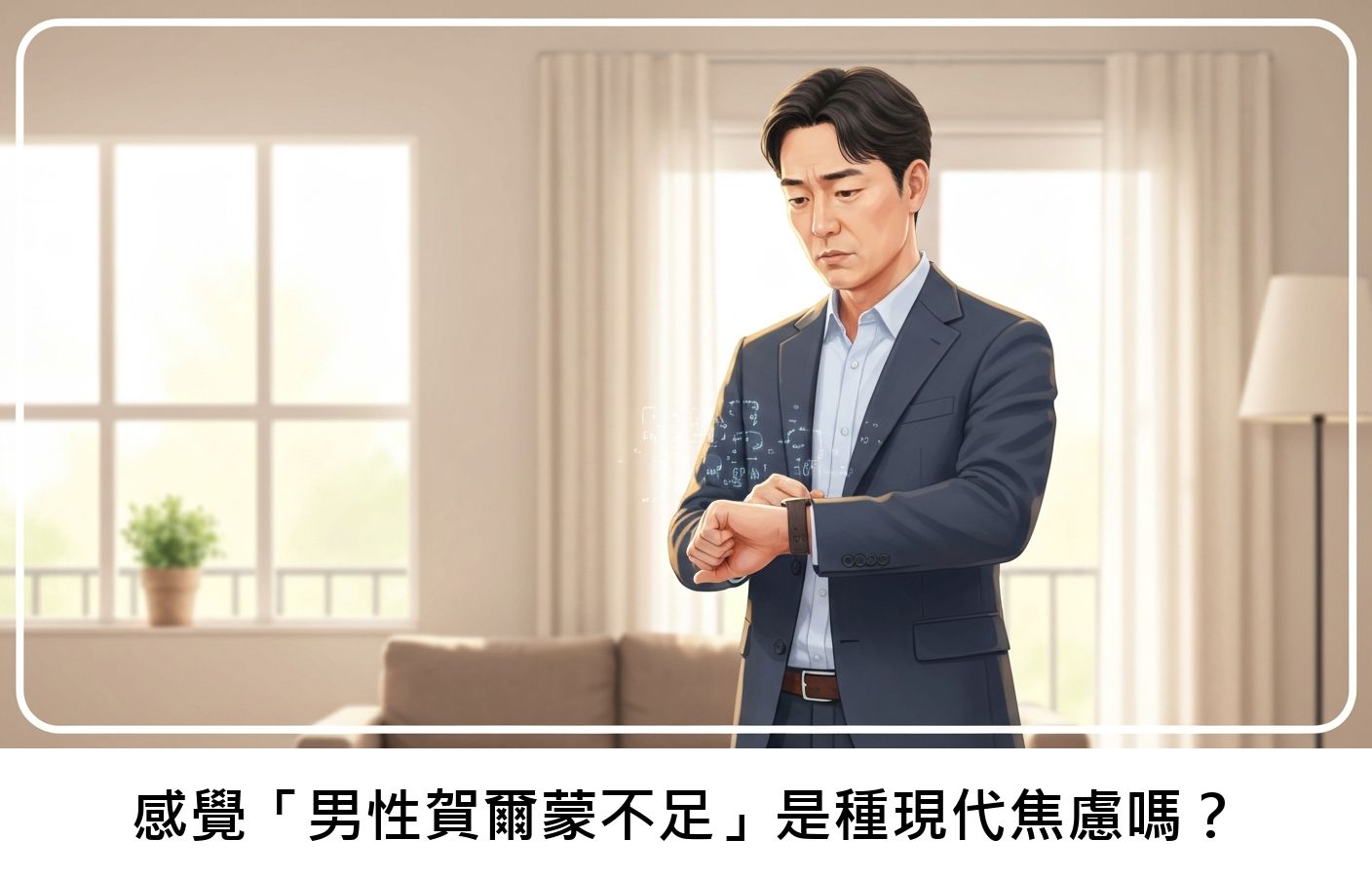 感覺「男性賀爾蒙不足」是種現代焦慮嗎？
