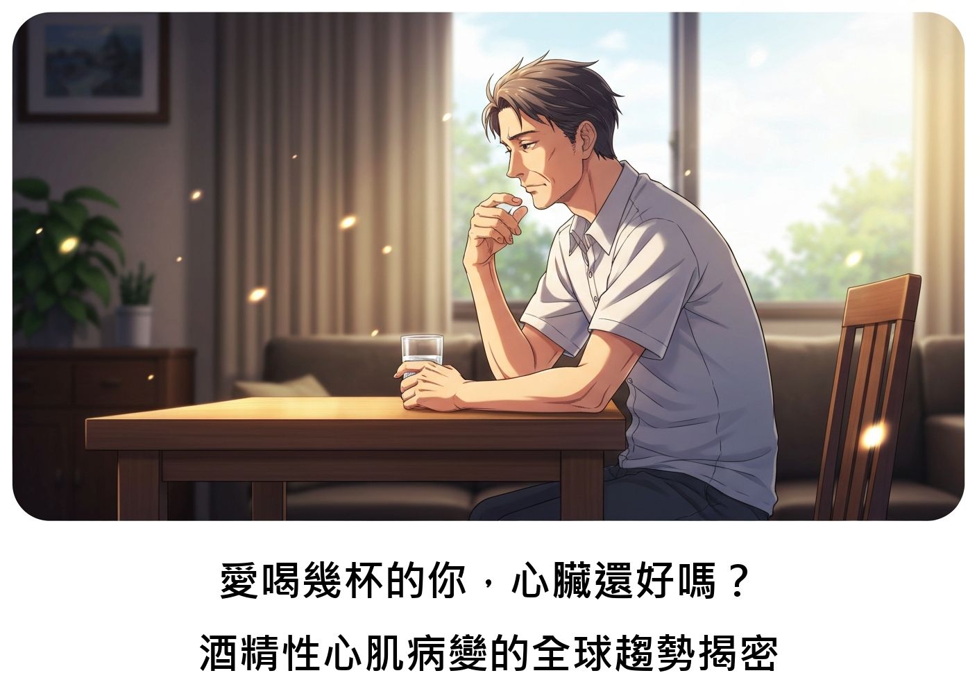 愛喝幾杯的你，心臟還好嗎？酒精性心肌病變的全球趨勢揭密