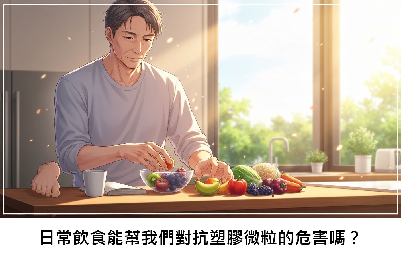日常飲食能幫我們對抗塑膠微粒的危害嗎?