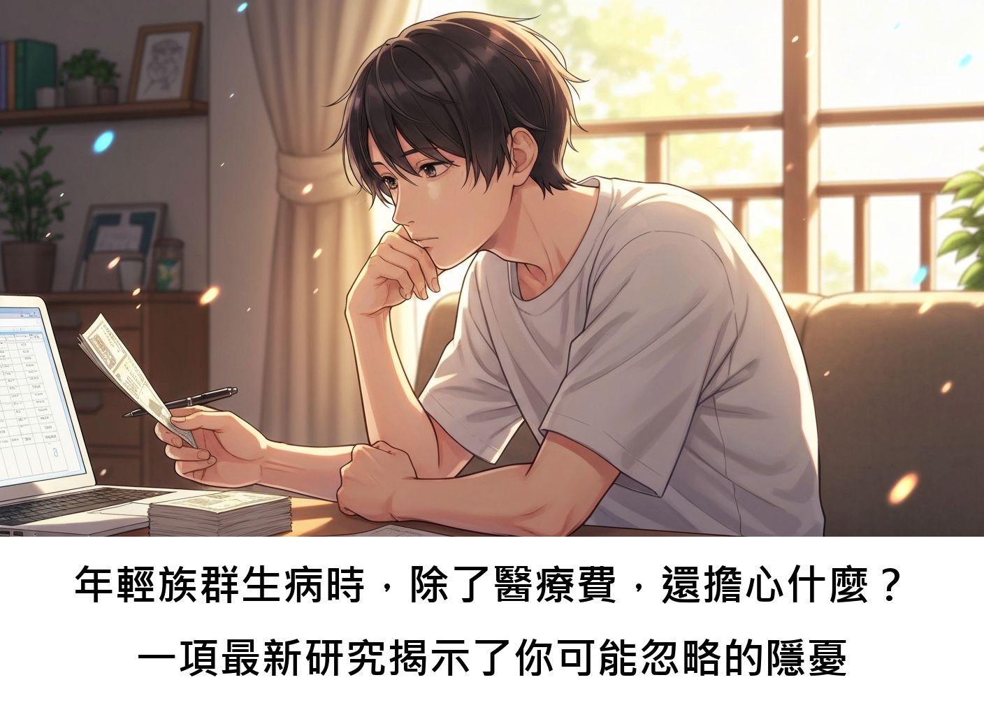 年輕族群生病時，除了醫療費，還擔心什麼？一項最新研究揭示了你可能忽略的隱憂