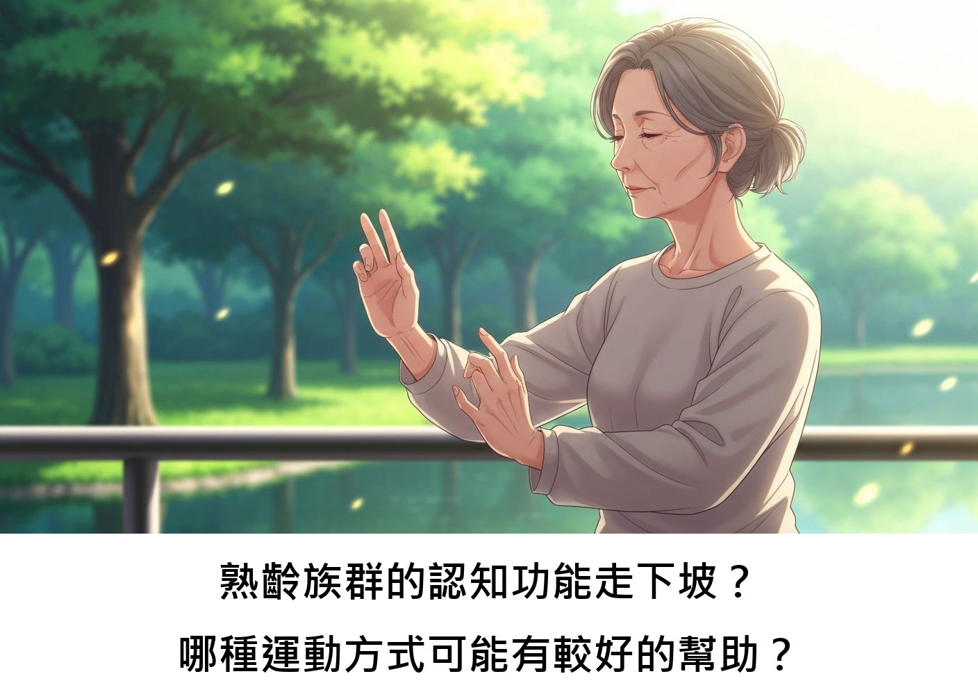 熟齡族群的認知功能走下坡？哪種運動方式可能有較好的幫助？