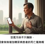 空氣污染不只傷肺，還會悄悄增加糖尿病患者的死亡風險嗎？