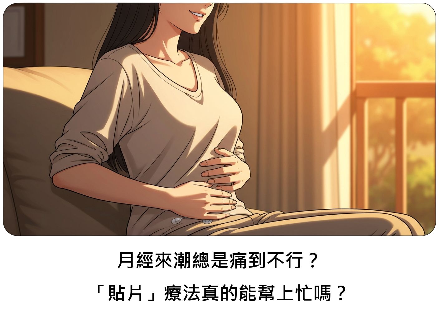月經來潮總是痛到不行？「貼片」療法真的能幫上忙嗎？