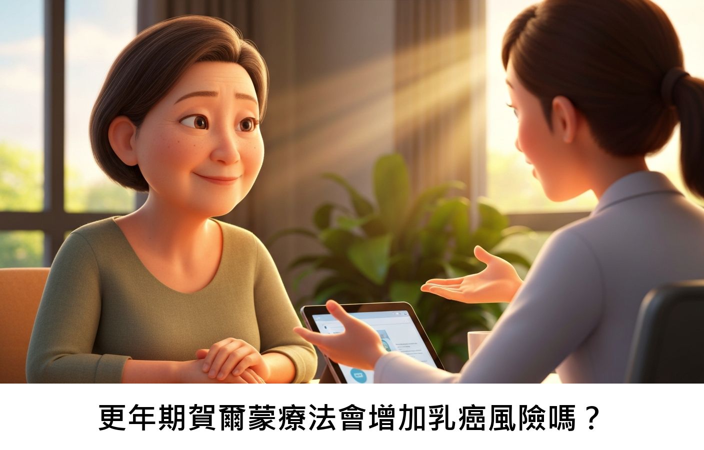 更年期賀爾蒙療法會增加乳癌風險嗎？