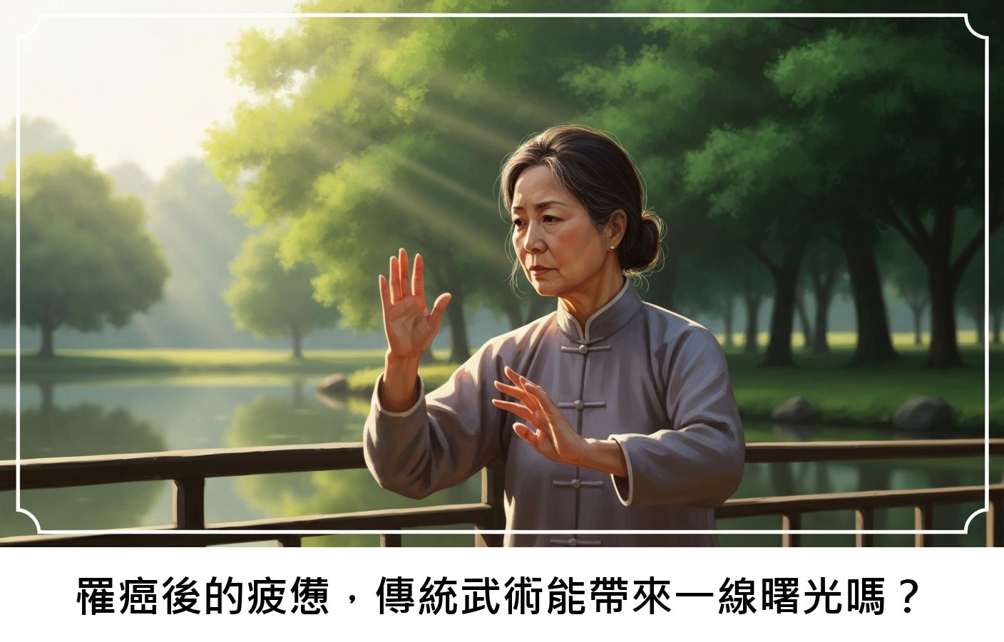 罹癌後的疲憊，傳統武術能帶來一線曙光嗎？