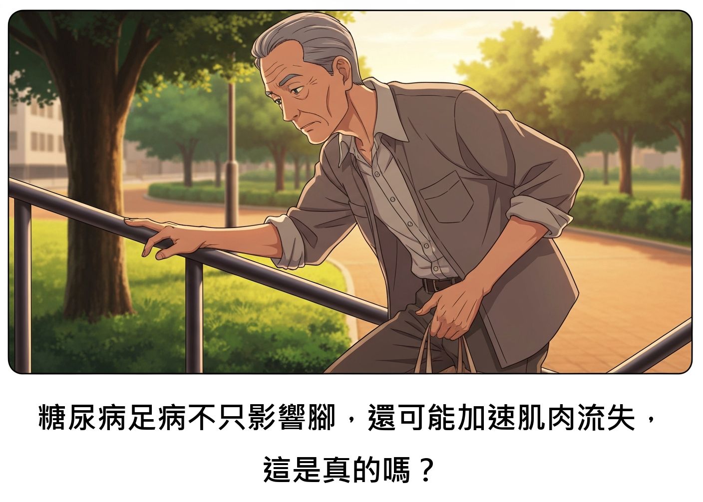 糖尿病足病不只影響腳，還可能加速肌肉流失，這是真的嗎？