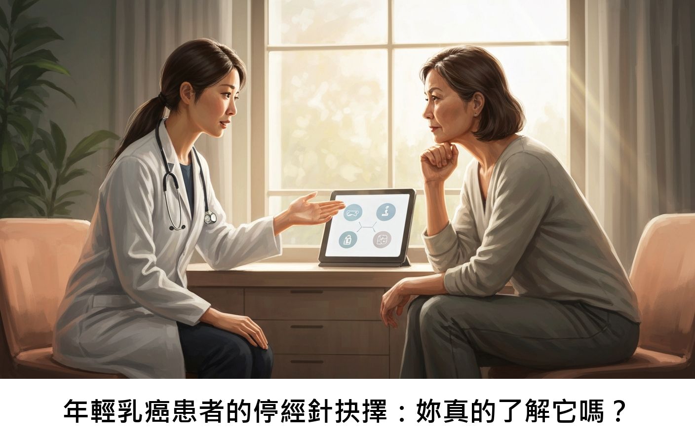 年輕乳癌患者的停經針抉擇：妳真的了解它嗎？