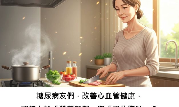 糖尿病友們，改善心血管健康，關鍵在於「營養卸載」與「異位脂肪」？