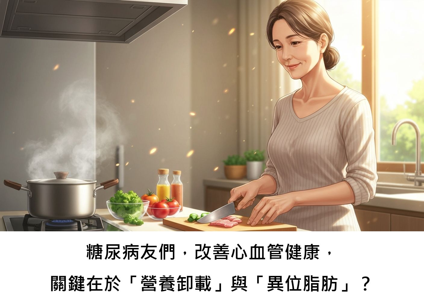 糖尿病友們，改善心血管健康，關鍵在於「營養卸載」與「異位脂肪」？