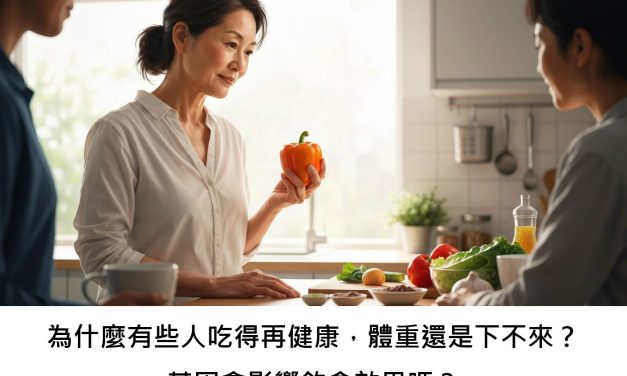 為什麼有些人吃得再健康，體重還是下不來？基因會影響飲食效果嗎？