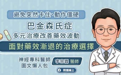 巴金森氏症多元治療策略，改善藥效波動 神經專科醫師圖文懶人包