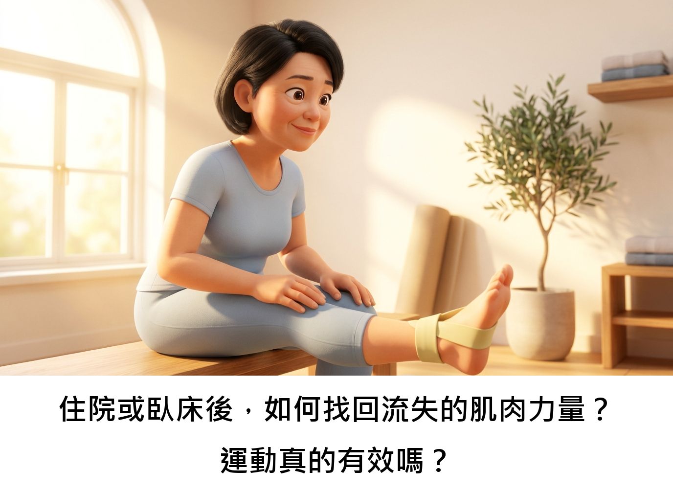 住院或臥床後，如何找回流失的肌肉力量？運動真的有效嗎？