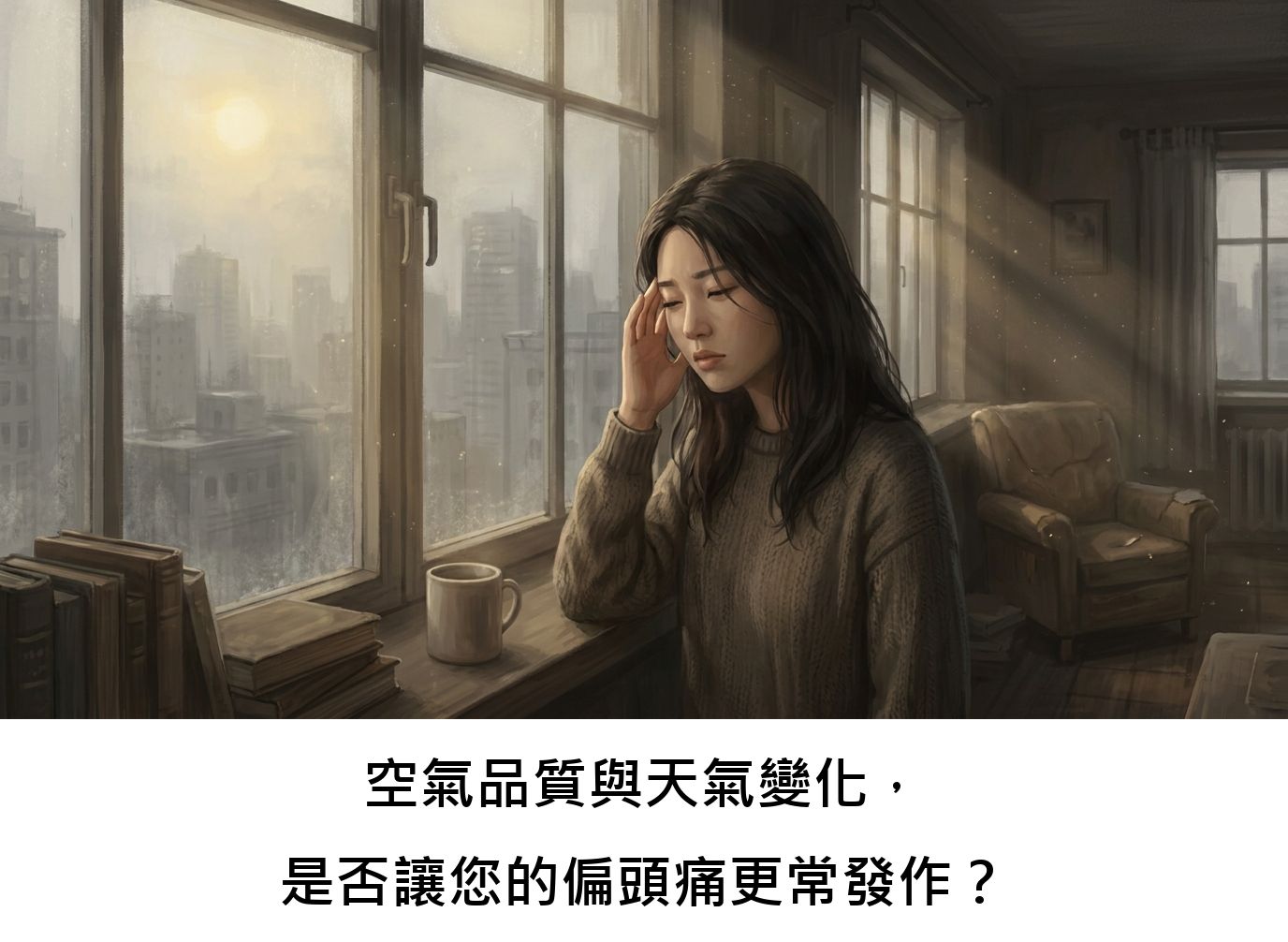 空氣品質與天氣變化，是否讓您的偏頭痛更常發作？