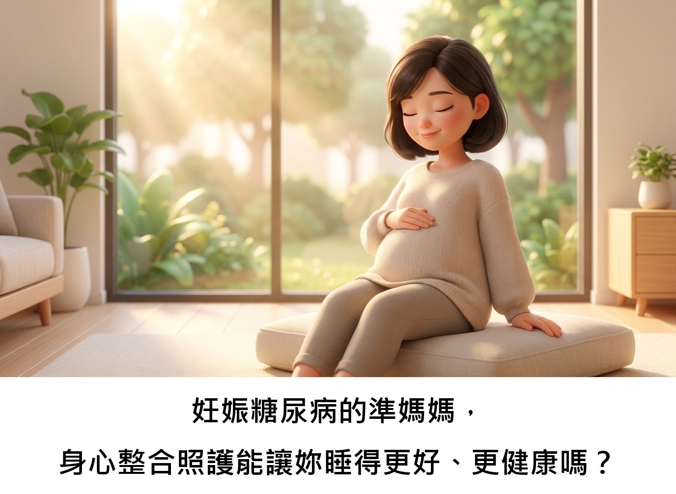 妊娠糖尿病的準媽媽，身心整合照護能讓妳睡得更好、更健康嗎？