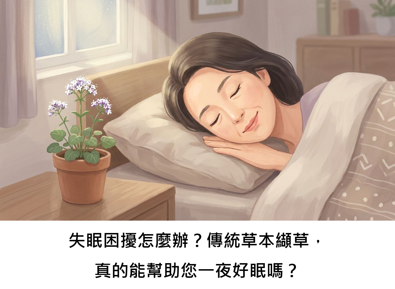 失眠困擾怎麼辦？傳統草本纈草，真的能幫助您一夜好眠嗎？