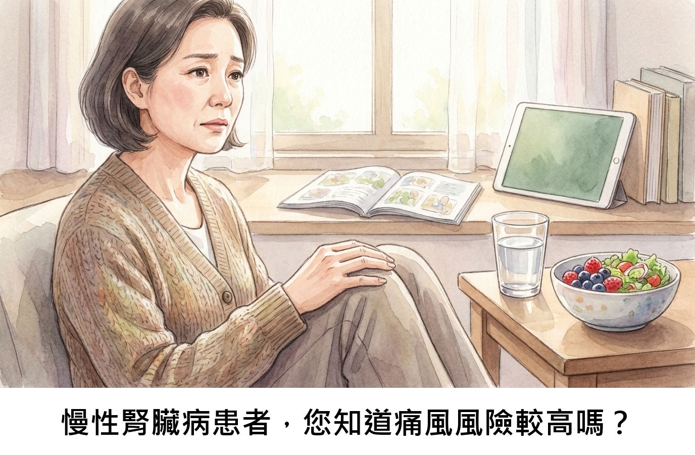 慢性腎臟病患者，您知道痛風風險較高嗎？