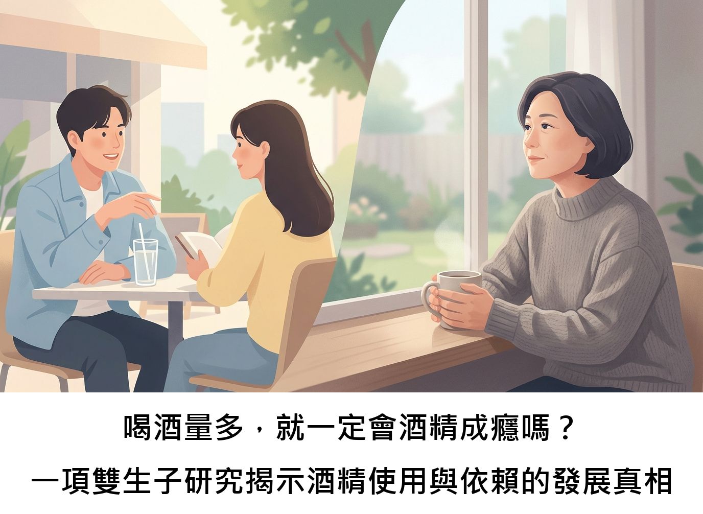 喝酒量多，就一定會酒精成癮嗎？一項雙生子研究揭示酒精使用與依賴的發展真相