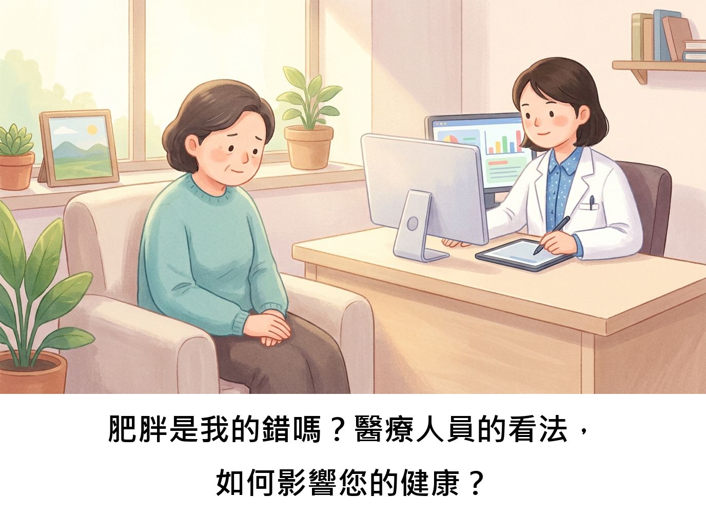 肥胖是我的錯嗎？醫療人員的看法，如何影響您的健康？