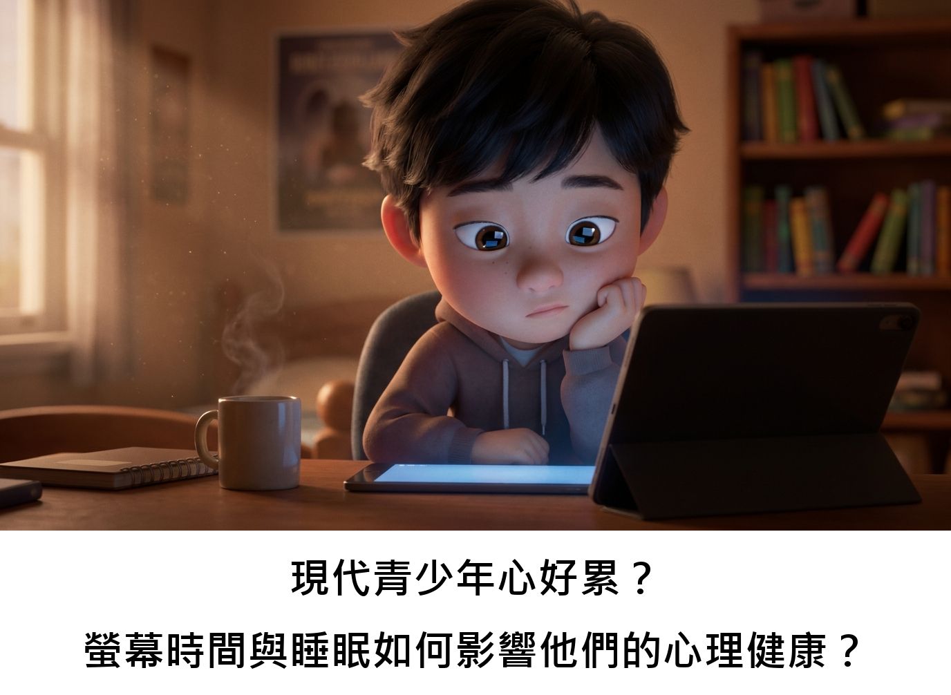 現代青少年心好累？螢幕時間與睡眠如何影響他們的心理健康？