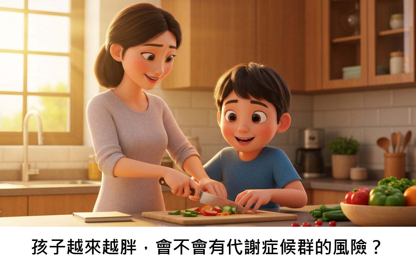 孩子越來越胖,會不會有代謝症候群的風險?