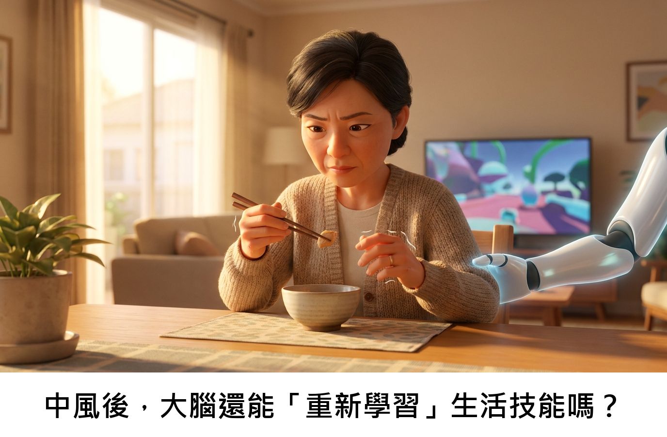 中風後，大腦還能「重新學習」生活技能嗎？
