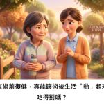 癌友術前復健，真能讓術後生活「動」起來、吃得對嗎？