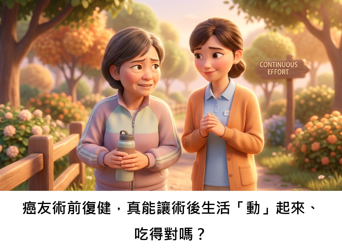 癌友術前復健，真能讓術後生活「動」起來、吃得對嗎？