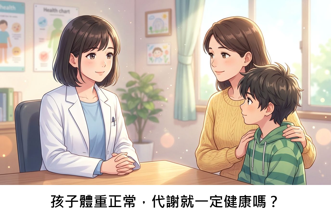 孩子體重正常，代謝就一定健康嗎？