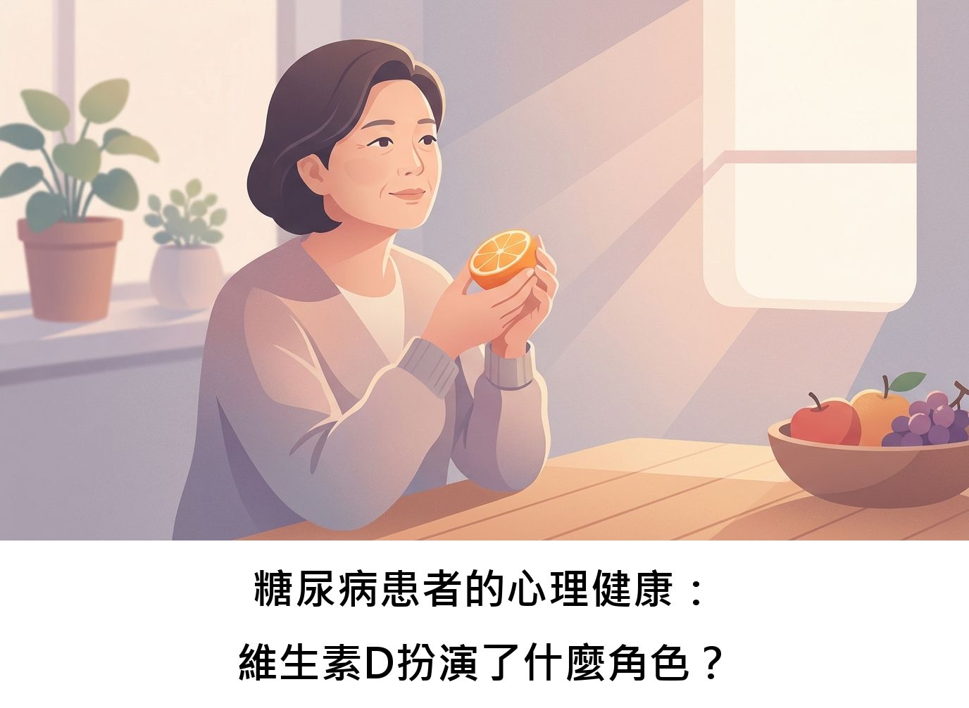 糖尿病患者的心理健康：維生素D扮演了什麼角色？