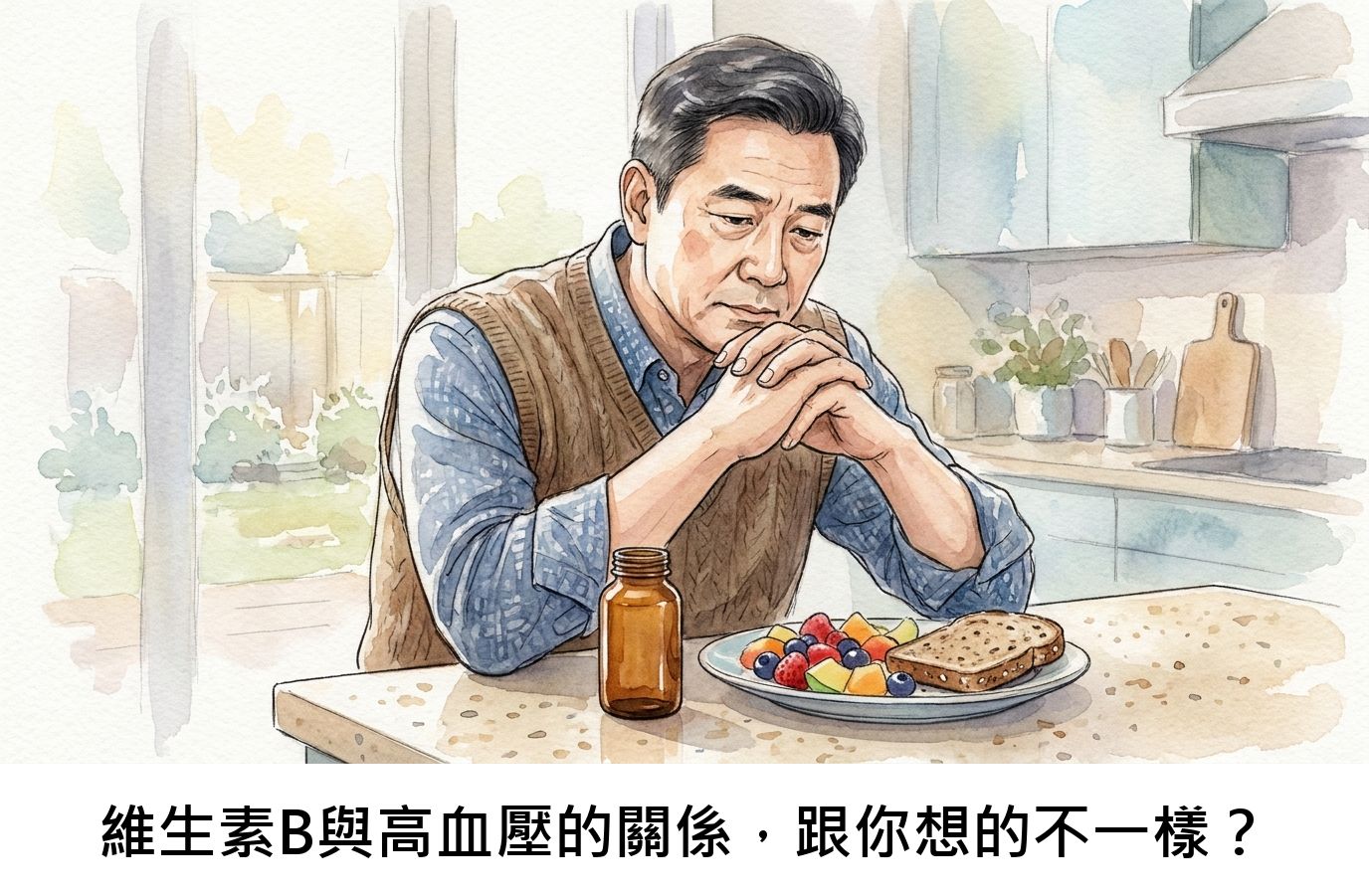 維生素B與高血壓的關係，跟你想的不一樣？
