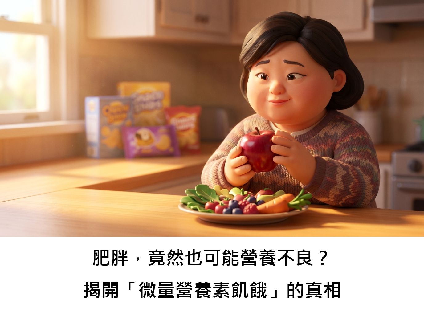 肥胖，竟然也可能營養不良？揭開「微量營養素飢餓」的真相