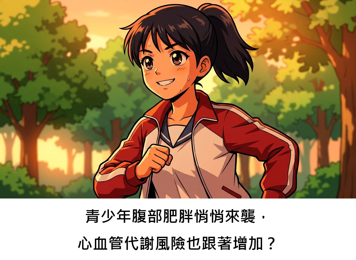 青少年腹部肥胖悄悄來襲，心血管代謝風險也跟著增加？