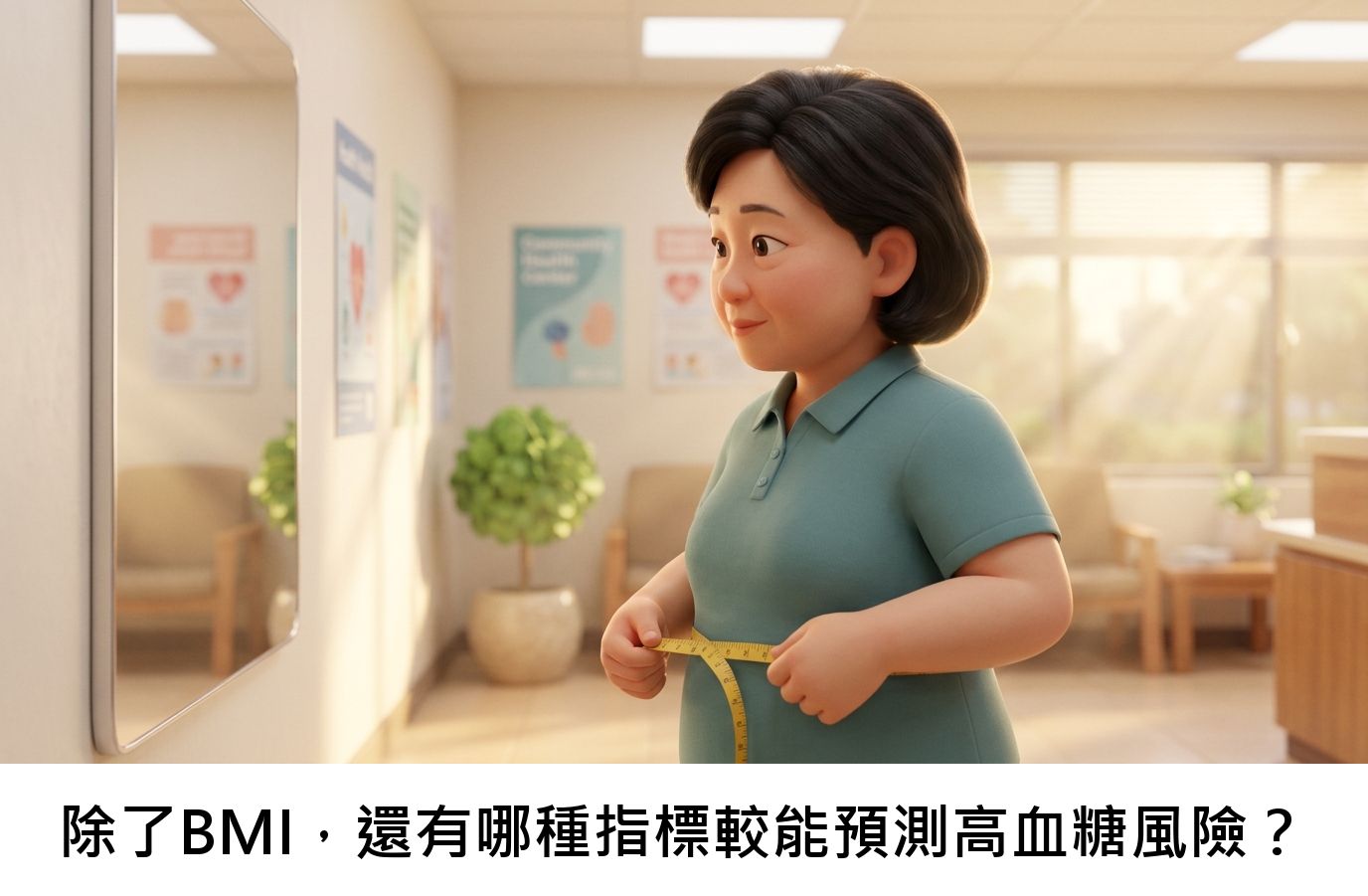 除了BMI，還有哪種指標較能預測高血糖風險？