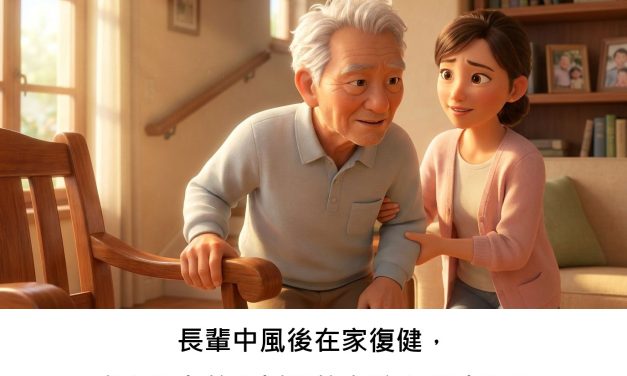 長輩中風後在家復健，家人朋友的支援真的有較大幫助嗎？