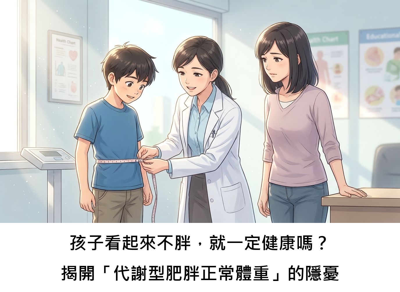 孩子看起來不胖，就一定健康嗎？揭開「代謝型肥胖正常體重」的隱憂