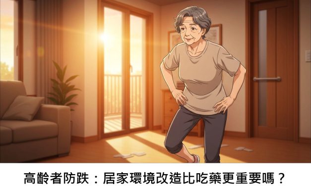 高齡者防跌：居家環境改造比吃藥更重要嗎？