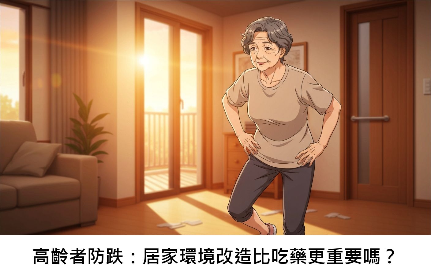 高齡者防跌:居家環境改造比吃藥更重要嗎?