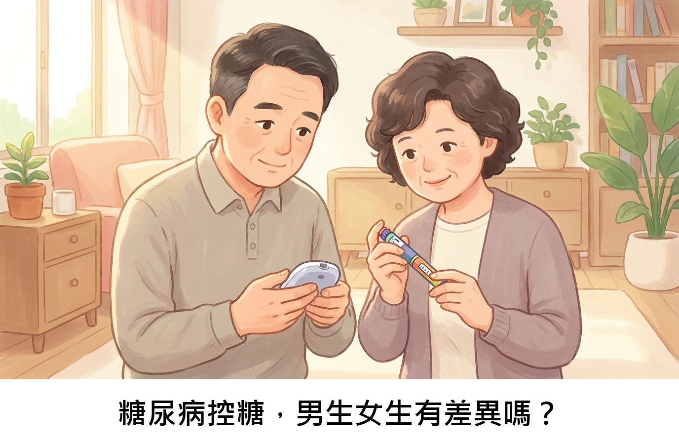 糖尿病控糖，男生女生有差異嗎？