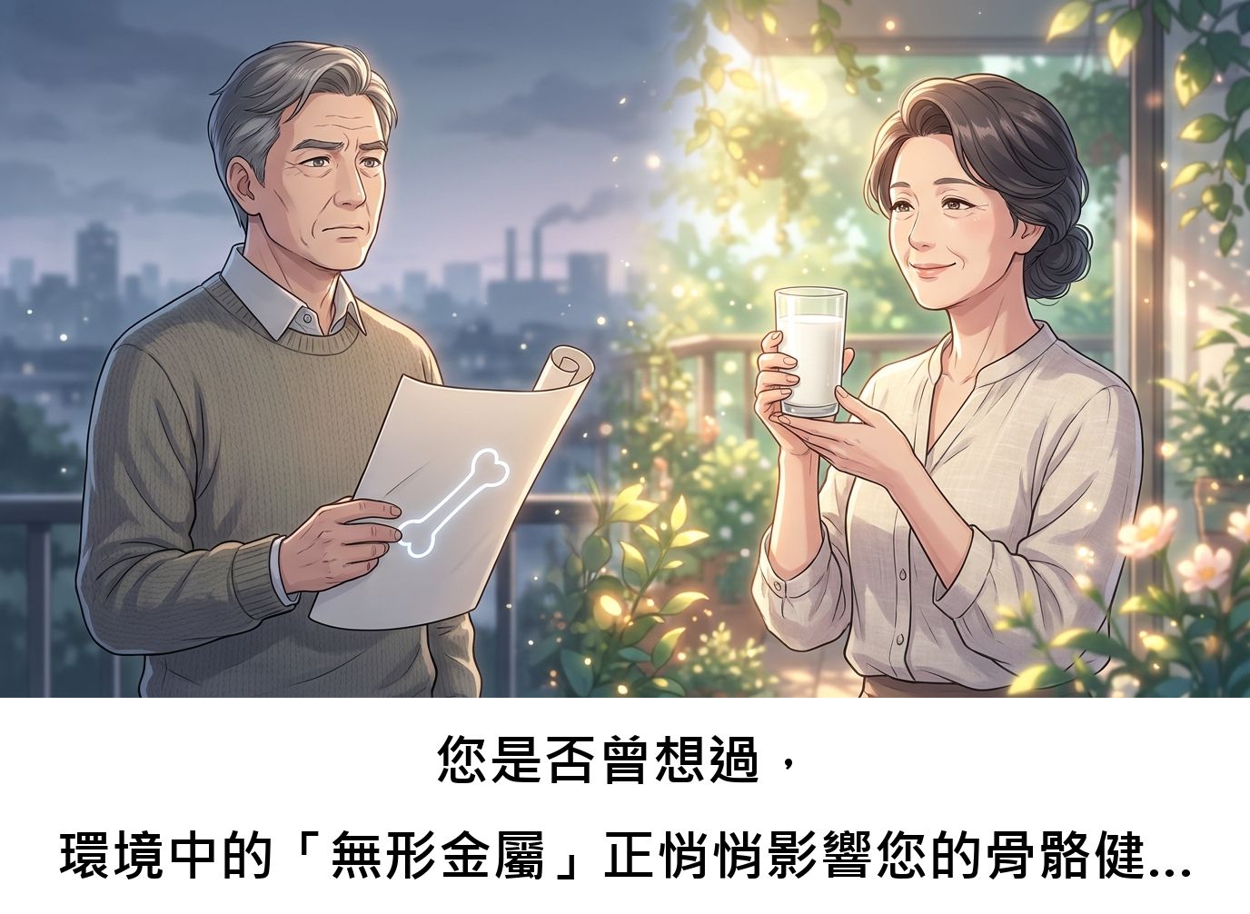 您是否曾想過，環境中的「無形金屬」正悄悄影響您的骨骼健康？