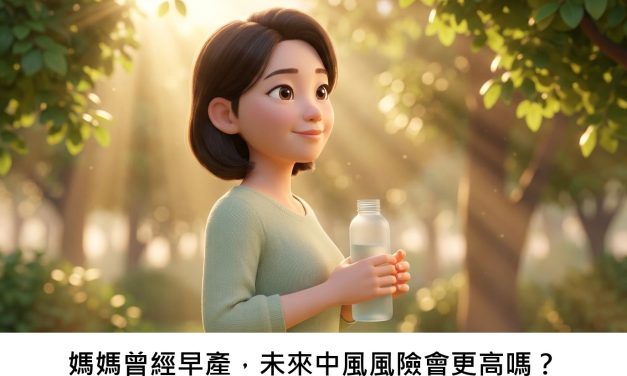 媽媽曾經早產，未來中風風險會更高嗎？