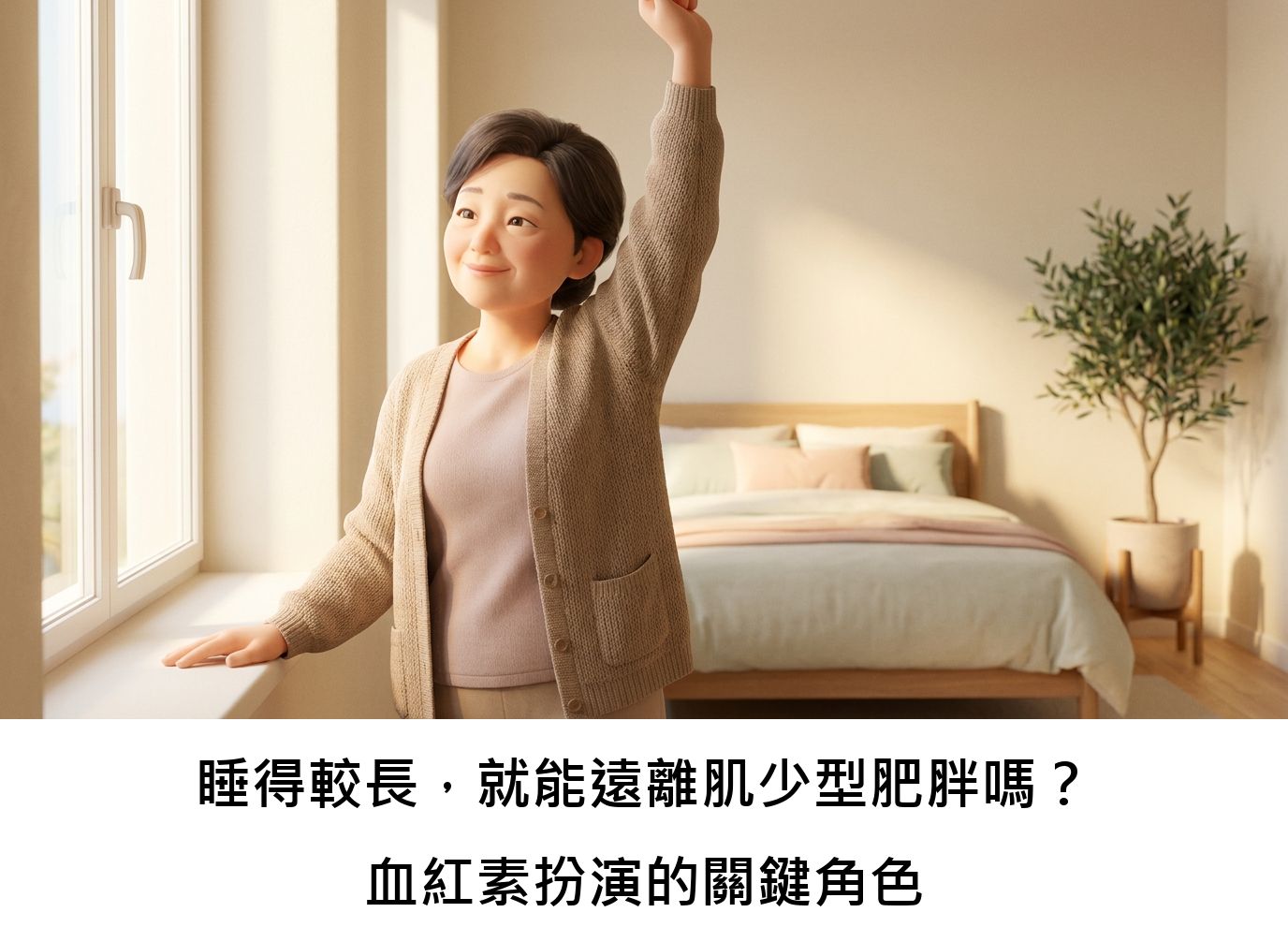 睡得較長，就能遠離肌少型肥胖嗎？血紅素扮演的關鍵角色