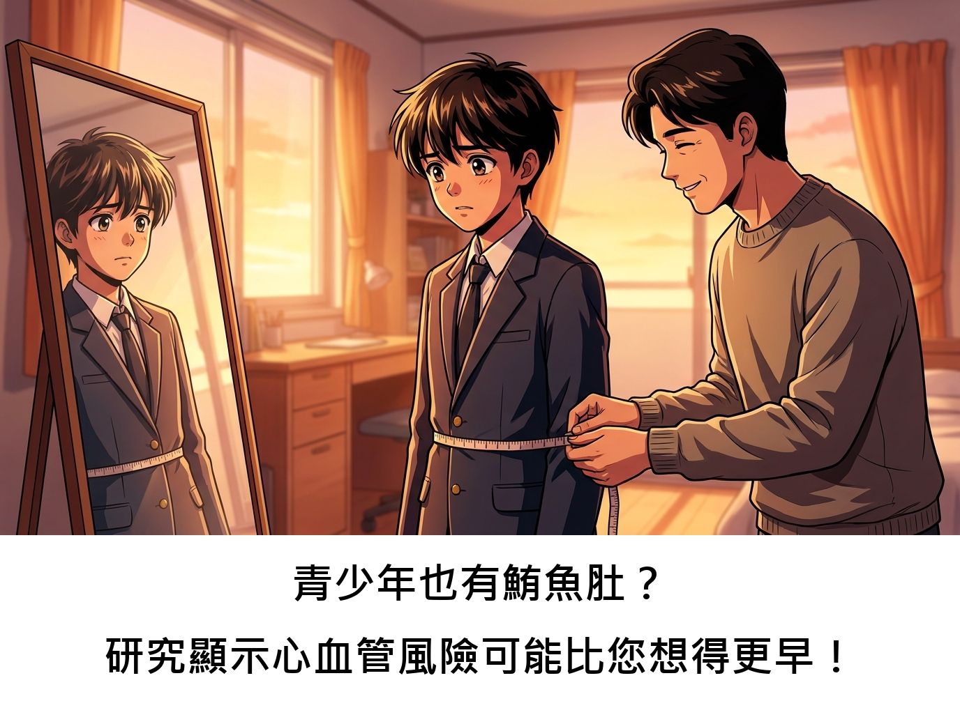 青少年也有鮪魚肚？研究顯示心血管風險可能比您想得更早！