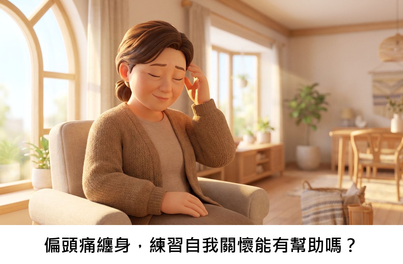 偏頭痛纏身，練習自我關懷能有幫助嗎？