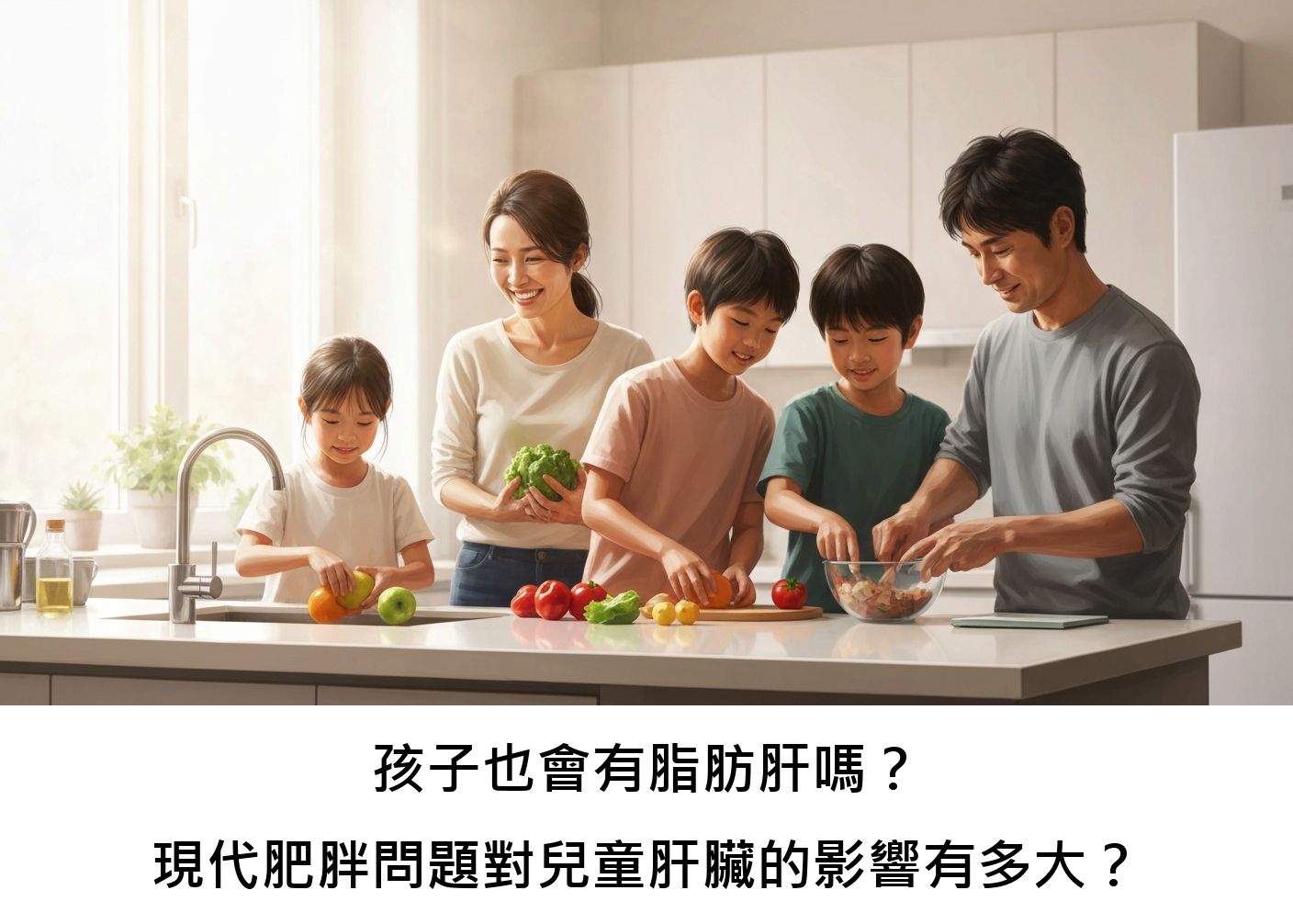孩子也會有脂肪肝嗎？現代肥胖問題對兒童肝臟的影響有多大？