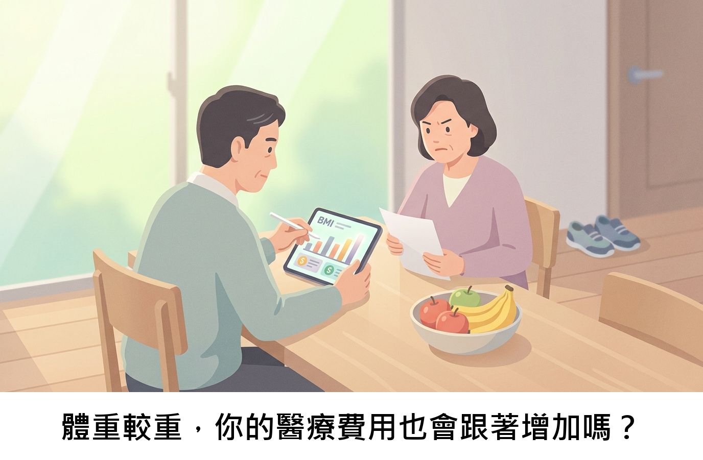 體重較重，你的醫療費用也會跟著增加嗎？