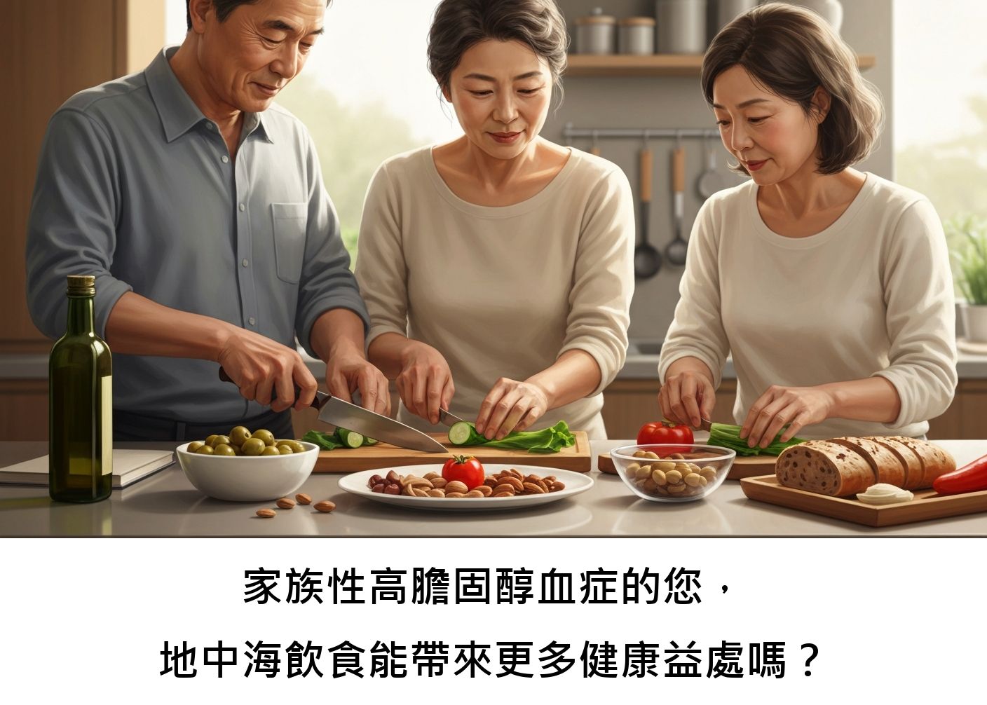 家族性高膽固醇血症的您，地中海飲食能帶來更多健康益處嗎？