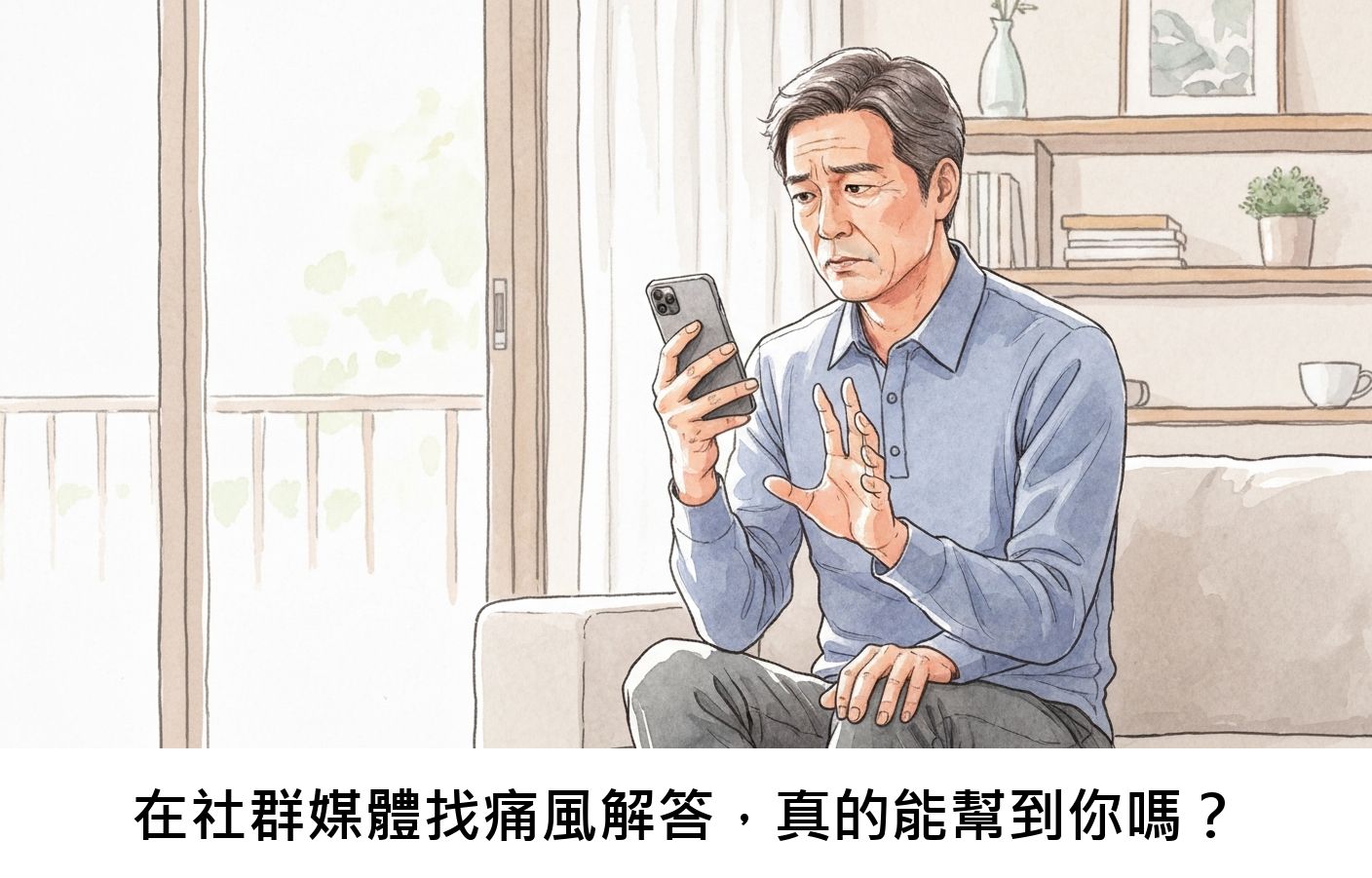 在社群媒體找痛風解答,真的能幫到你嗎?