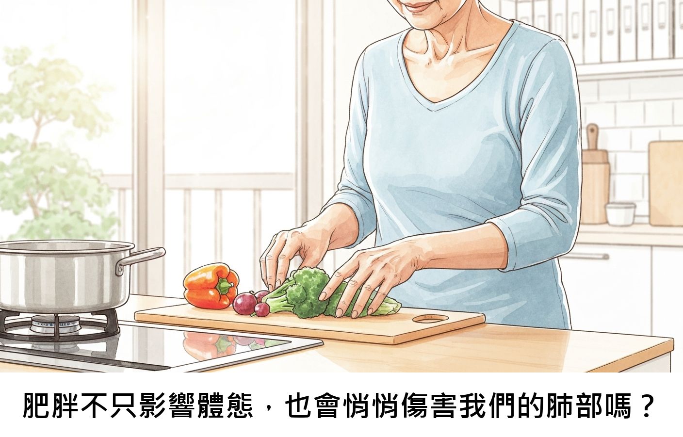 肥胖不只影響體態,也會悄悄傷害我們的肺部嗎?