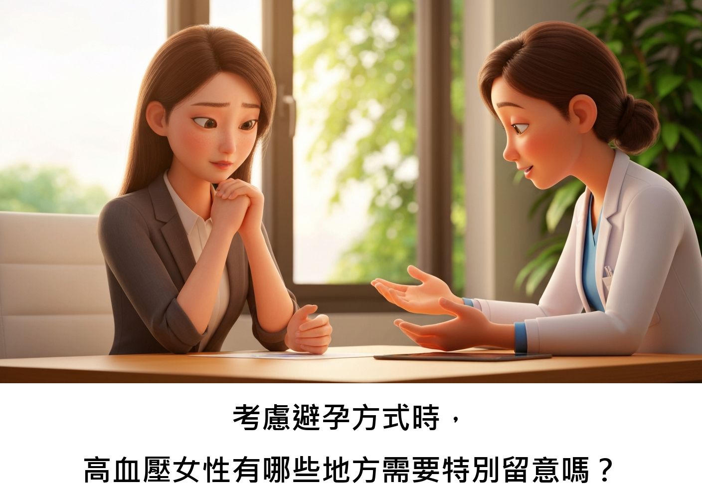 考慮避孕方式時，高血壓女性有哪些地方需要特別留意嗎？