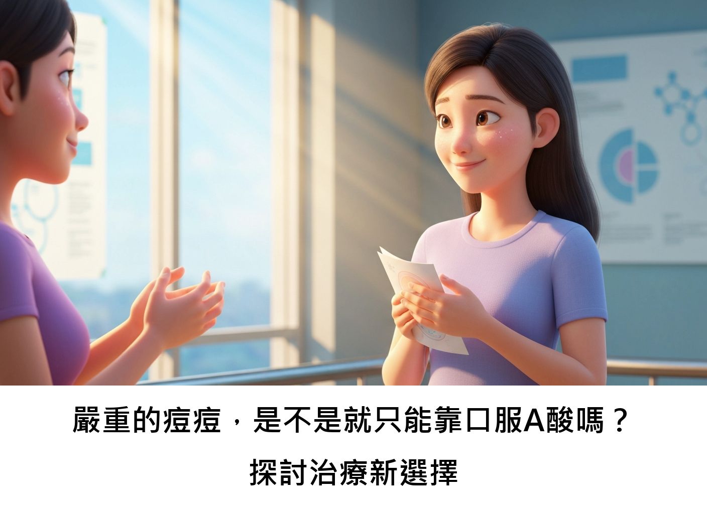 嚴重的痘痘，是不是就只能靠口服A酸嗎？探討治療新選擇